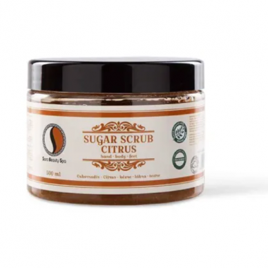 SARA BEAUTY SPA sugar-based body scrub CITRUS, 500 g.