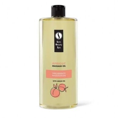 SARA BEAUTY SPA masažo aliejus kūnui APRICOT, 1000 ml