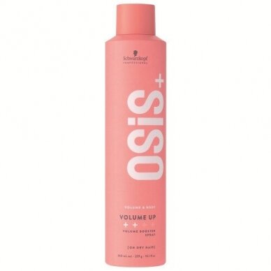 SCHWARZKOPF OSIS+ Volume Up Booster Spray Apimties suteikiantis plaukų purškiklis, 300 ml.