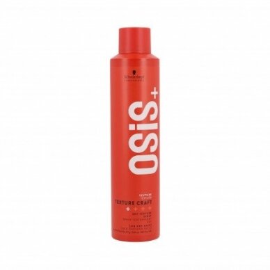 SCHWARZKOPF PROFESSIONAL OSIS+ TEXTURE CRAFT švelniai fiksuojantis sausas plaukų lakas (№ 2), 300 ml