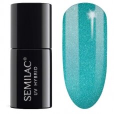 SEMILAC 020 long lasting hybrid gel polish Green Glass, 7 ml.