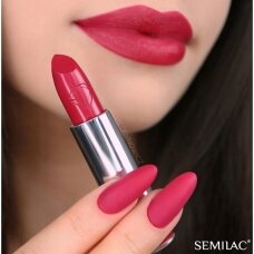 SEMILAC 066 ilgalaikis hibridinis nagų lakas Glossy Cranberry 7 ml