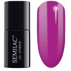 SEMILAC 504 long lasting hybrid gel polish Magenta Mood, 7 ml.