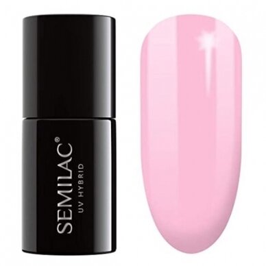 SEMILAC 003 long-lasting hibrid gel nail polish Hybrid Sweet Pink 7 ml