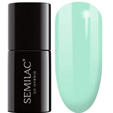 SEMILAC 022 long lasting hybrid gel polish Mint 7 ml