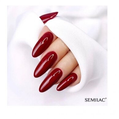 SEMILAC 028  long lasting hybrid gel polish  Classic Wine, 7 ml. 1