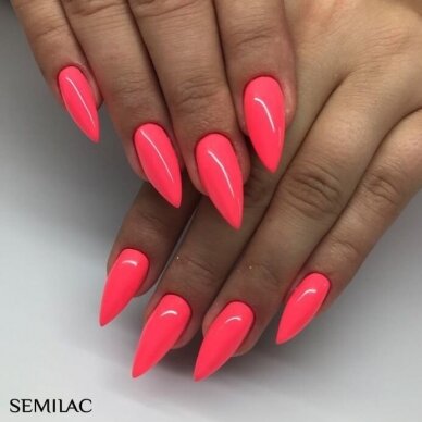 SEMILAC 033 long lasting hybrid gel polish Pink Doll 7 ml 2