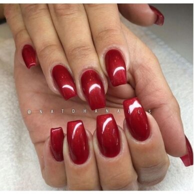 SEMILAC 070 long lasting hybrid gel polish Pearl Red 7 ml 1