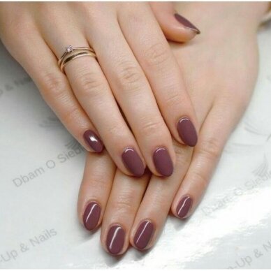 SEMILAC 075 long lasting hybrid gel polish Stylish Brown, 7 ml. 2