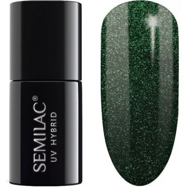 SEMILAC 080 long lasting hybrid gel polish Amazon Forest, 7 ml.