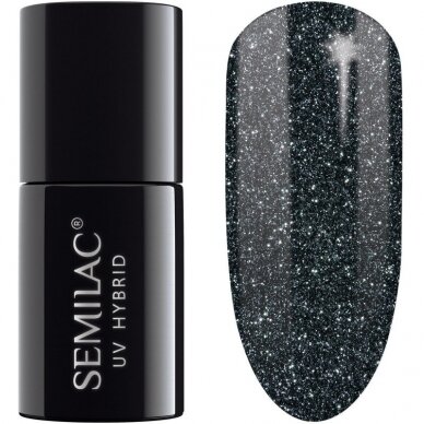 SEMILAC 096 long lasting hybrid gel polish Starlight Night, 7 ml.