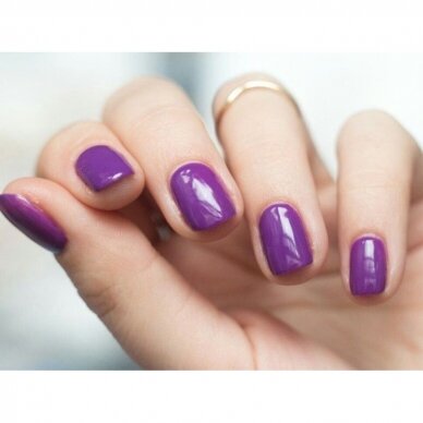 SEMILAC 129 стойкий гибридный гель лак для ногтей Hybrid Violet Bliss 7 ml 2