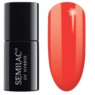 SEMILAC 134 long lasting hybrid gel polish Red Carpet 7 ml