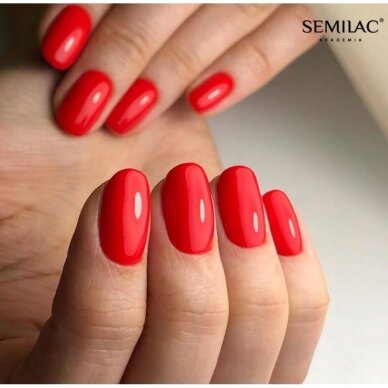 SEMILAC 134 long lasting hybrid gel polish Red Carpet 7 ml 1