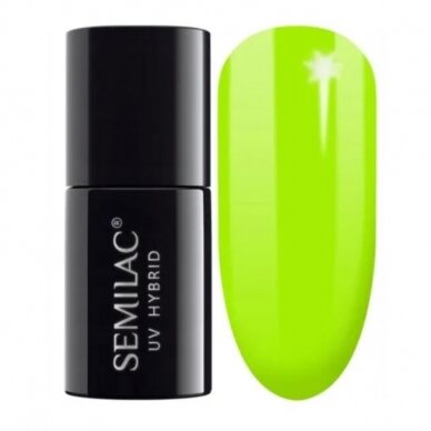 SEMILAC 564 long lasting hybrid gel Neon Lime, 7 ml.