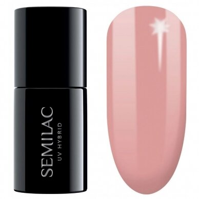 SEMILAC 371 long lasting hybrid gel polish Vivid Coral, 7 ml.