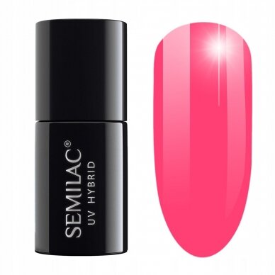 SEMILAC 425 long lasting hybrid gel polish Dopamine Rose, 7 ml.