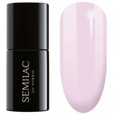 SEMILAC 582 long lasting hybrid gel polish Natural Rose, 7ml.