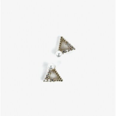 SEMILAC decorations for nail art GOLD TRIANGLES