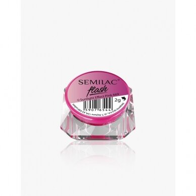 SEMILAC FLASH 669 powder for manicure SUNLIGHT EFFECT LIGHT PINK,1 g.