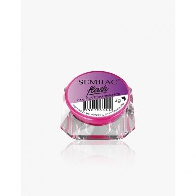 SEMILAC FLASH 670 powder for manicure SUNLIGHT EFFECT LIGHT VIOLET,1 g.