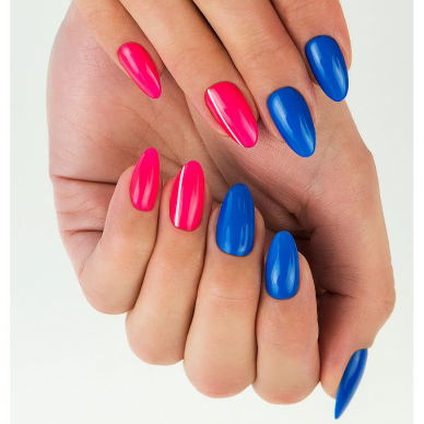 SEMILAC FLASH 680 powder for manicure NEON EFFECT BLUE,2 g. 1