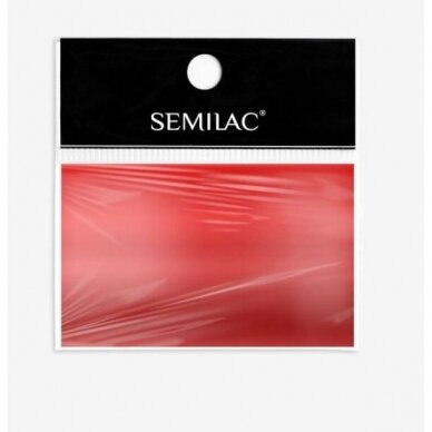 SEMILAC RED 04 decorative foil for nail art, red