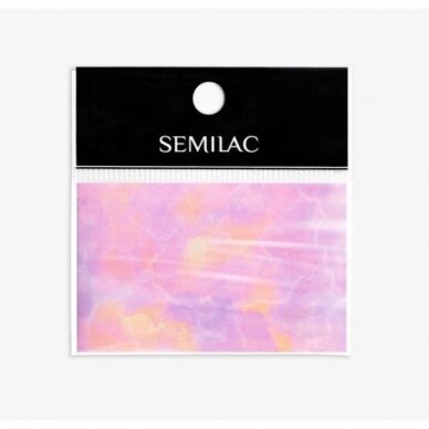 SEMILAC PINK MARBLE 11 декоративная фольга для нейл-арта