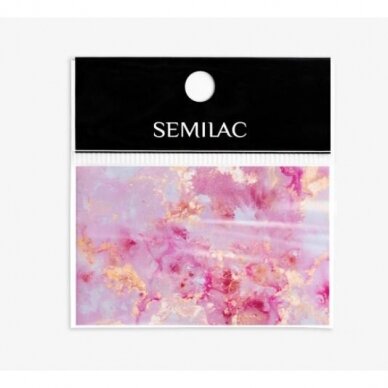 SEMILAC ROSE GOLD MARBLE 12 декоративная фольга для нейл-арта