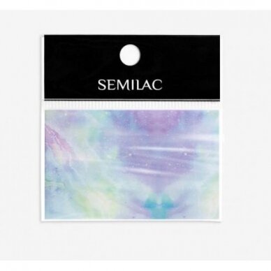 SEMILAC PINK &amp; BLUE MARBLE 09 decorative foil for nail art