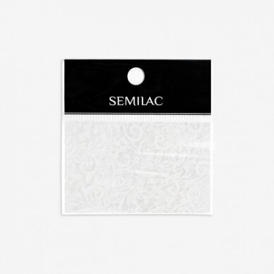 SEMILAC TRANSFER FOIL transferinė folija WHITE LACE NR.13