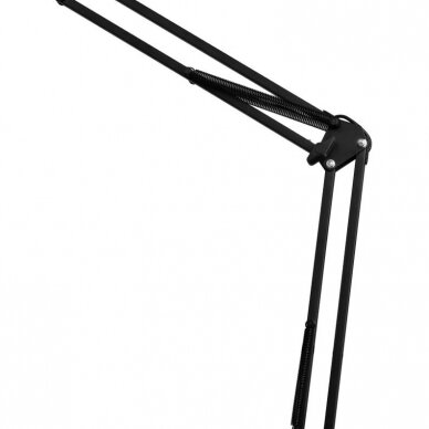 Cosmetic LED lamp ALL4LIGHT LASHES LINE 2 is attached to the table, black color 2