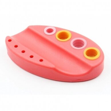 Silicone holder for tattoo pigments and handle YELLOW 1