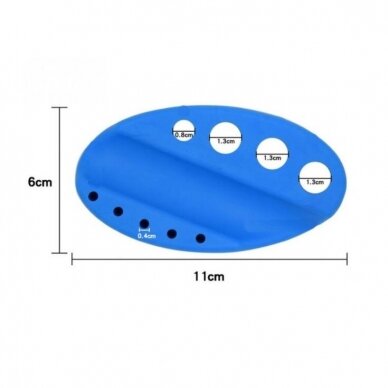 Silicone holder for tattoo pigments and handle YELLOW 2