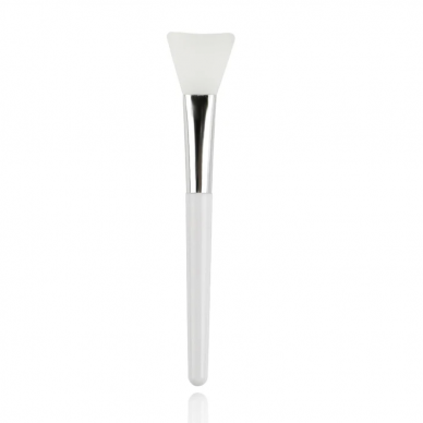 Silicone brush for applying alginates and face masks