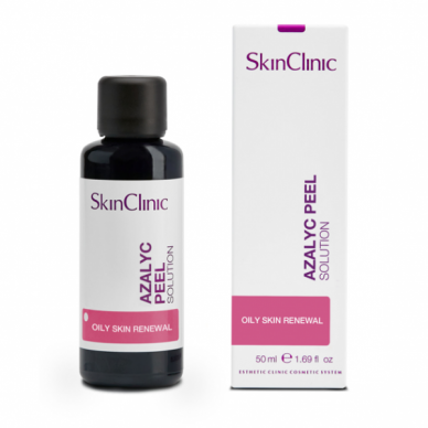 SkinClinic AZALYC PEEL SOLUTION rųgštinis riebios odos atnaujinamasis tirpalas (pH 4), 50 ml