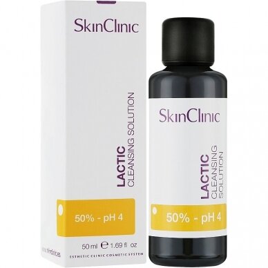 SkinClinic LACTIC CLEANSING SOLUTION очищающий раствор молочной кислоты, 50 мл.