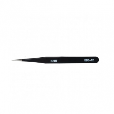 SHR professional straight tweezers for eyelash extensions ESD-12 2