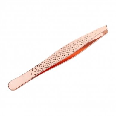 SNIPPEX profesionalus pincetas antakiams ROSE-GOLD TS16