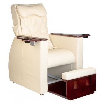 Professional SPA armchair for pedicure with shoulder massage function AZZURRO 101 CREAM 8