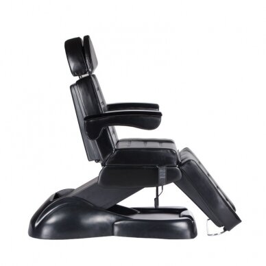 Cosmetology chair-bed electrically controlled LUX, black color 8