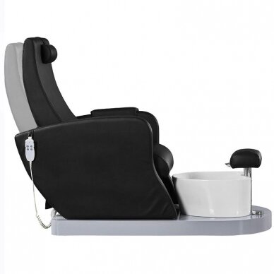 Professional SPA pedicure chair AZZURRO 016P, black (with water pump) 3