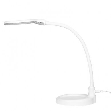 ELEGANTE RED LINE professional cosmetology table LED lamp - magnifying glass ELEGANTE 2014-2R 30 SMD 5D with stand and attachment to surfaces function, white color