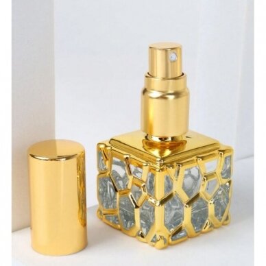 Glass perfume bottle, 10 ml GOLD 1