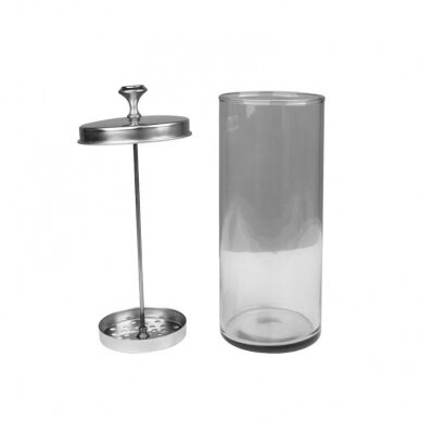 Glass container for disinfecting tools 650 ml. 1