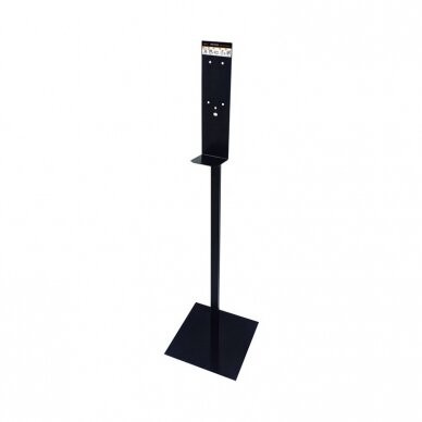 MEDICLINICS hand disinfection stand with black dispenser BLACK