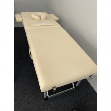 Professional folding massage table KOMFORT ACTIV FIZJO 2 ALUMINUM CREAM 8