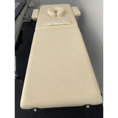 Professional folding massage table KOMFORT ACTIV FIZJO 2 ALUMINUM CREAM 7