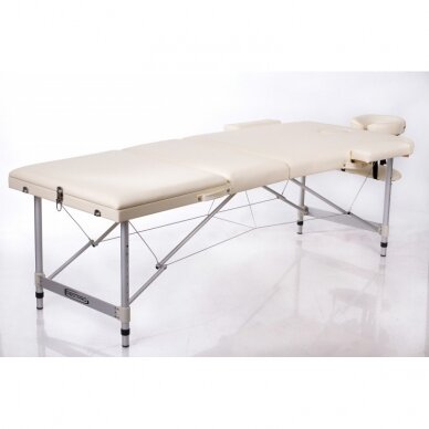 Professional folding massage table ALU 3 CREAM 1