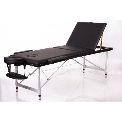 Professional folding massage table ALU 3 BLACK